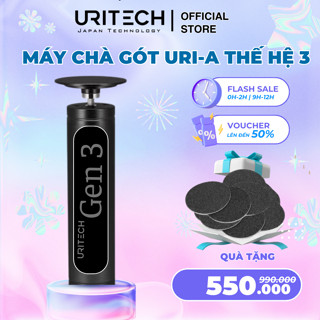 Máy Chà Gót Chân URITECH A thế hệ 3, Máy Mài Gót Chân,Tẩy Tế Bào Chết Chuyên Dụng Cho Tiệm Nail Cá Nhân Tại Nhà