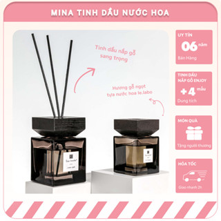 Tinh dầu nước hoa sang chảnh mùi gỗ 33 le, labo khuyếch tán thơm phòng ngủ, khách, vệ sinh enjoy everyday MINA
