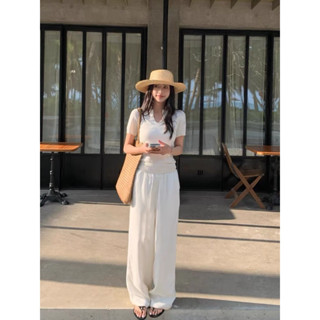 Quần vải đũi Unisex Galvi’s nam nữ dáng suông rộng rãi thoải mái