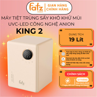 Máy tiệt trùng sấy khô UVC LED FATZ BABY King 2 FB4799BT công nghệ Anion, dung tích tiệt trùng 19Lít