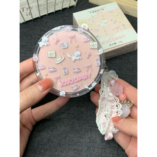  Cushion cấp ẩm dưỡng da Jojo Diary phiên bản vỏ hồng kèm móc treo tiểu thư ngọt ngào 