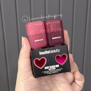   AUTH SEPHORA US  Set Má Hồng Kem Huda Mini Baby Blush Duo 
