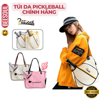 Túi đựng vợt Pickleball Beesoul nam nữ da PU túi thể thao thời trang nhiều ngăn đựng đồ tiện lợi BS