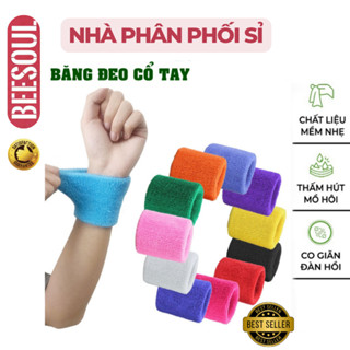 Băng cổ tay thể thao nam nữ Pickleball Beesoul, băng chặn mồ hôi tay bảo vệ cổ tay, thấm hút mồ hôi
