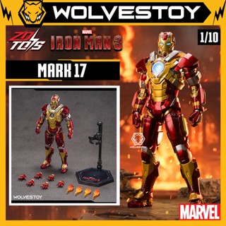  Mô Hình ZD Toys Marvel Iron Man Mark 17  MK17  Heartbreaker 1 10 Action Figure 