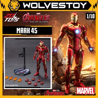 Mô hình ZD Toys Marvel Avengers Age of Ultron Iron Man Mark 45 (MK45) 1/10 Action Figure