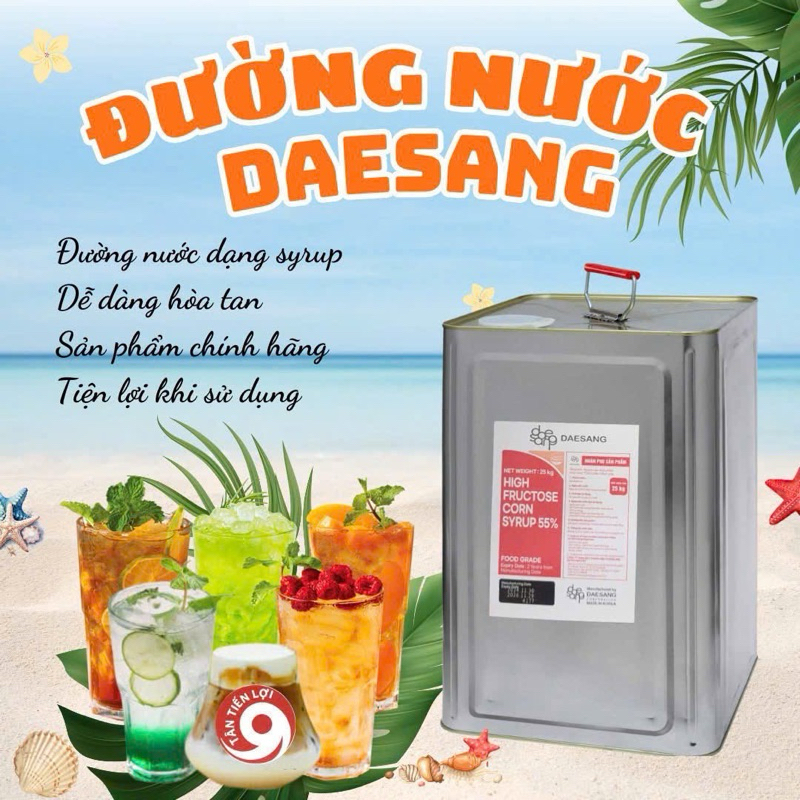 HOẢ TỐC - ĐƯỜNG NƯỚC DAESANG HÀN QUỐC 25KG