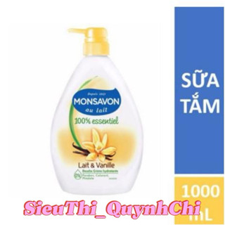  Sữa tắm Monsavon Chiết xuất sữa và hoa vani 1L 
