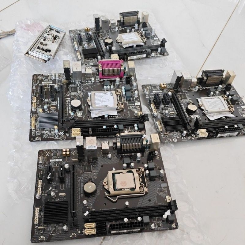 combo main H81 giga zin kèm FE chắn