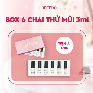  Set 6 Chai Nước Hoa Nam Nữ Thử Mùi 3ML REFEDO Lưu Hương Thơm Lâu 24h 