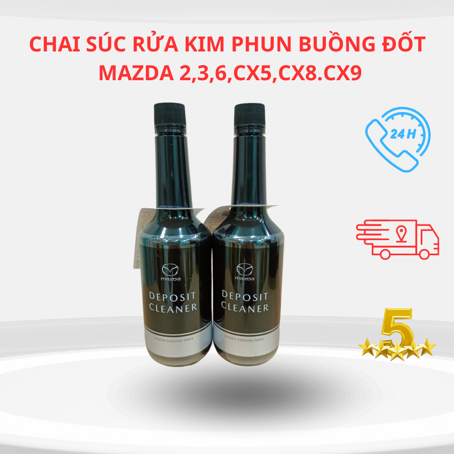 [ SỈ LẺ ] Chai dung dịch vệ sinh buồng đốt và kim phun Deposit cleaner chính hãng Mazda