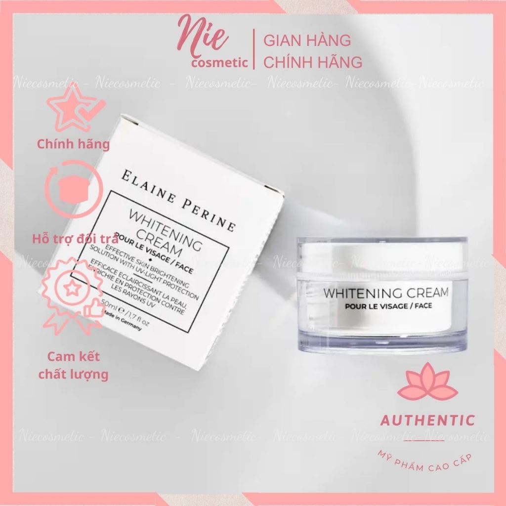Kem dưỡng trắng da Elaine Perine Whitening Cream 50ml