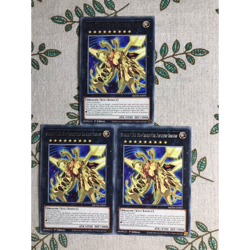 [LiLy_Yugioh] Lá bài Number C107: Neo Galaxy-Eyes Tachyon Dragon - MZTM-EN092 - Rare 1st Edition