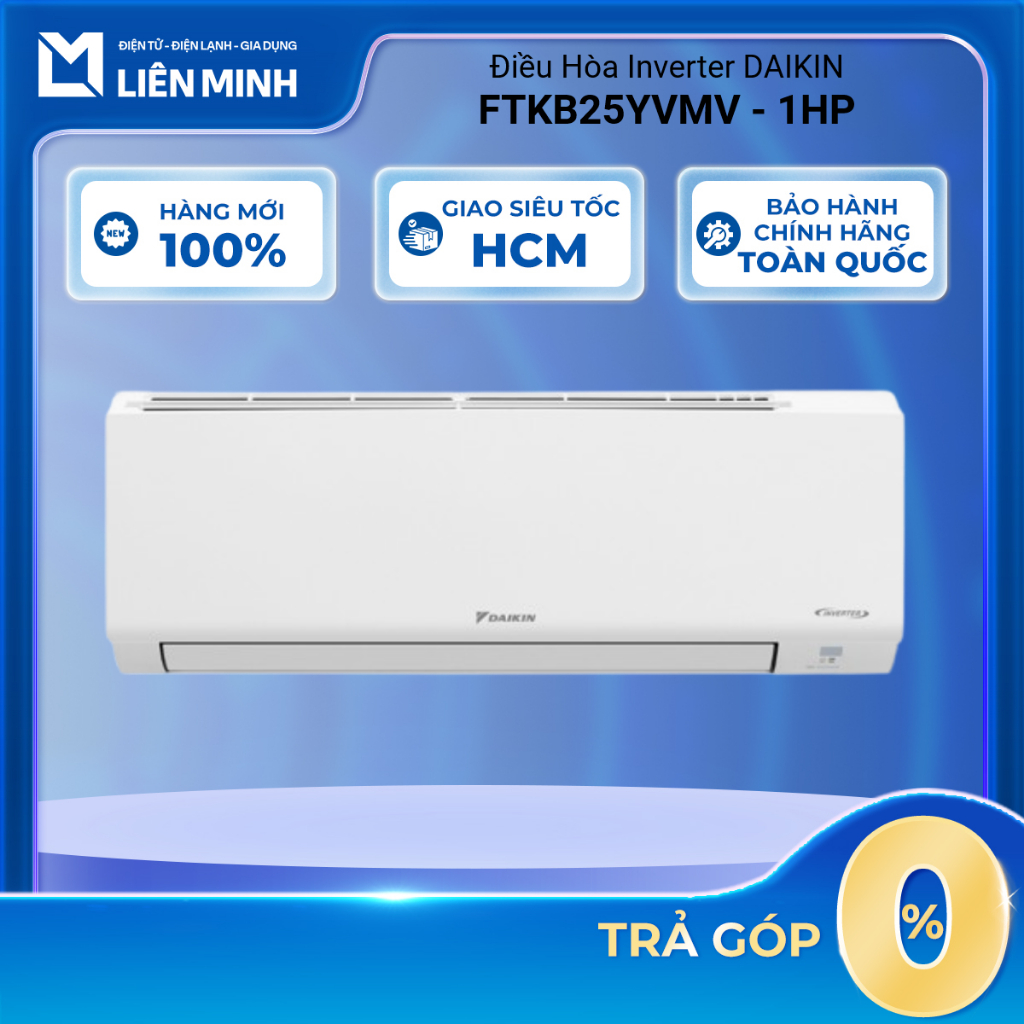 FTKB25YVMV (1HP) | FTKB35YVMV (1.5HP) | FTKB60YVMV (2HP) - Điều Hòa Inverter DAIKIN [SHIP 0Đ HCM]