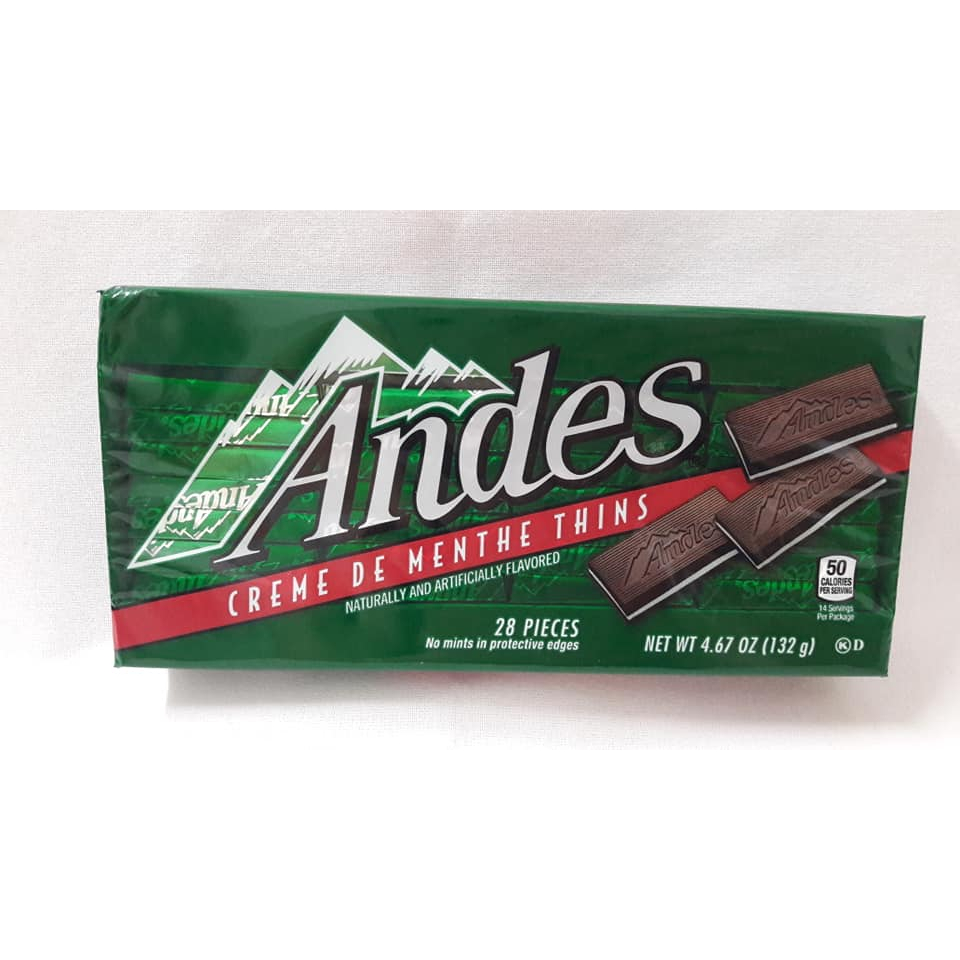 Socola Andes - Mỹ - Thanh (132g, 28 cái)
