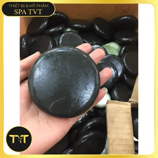 ĐÁ TRÒN MASSAGE TOÀN THÂN , ĐÁ NÚI LỬA KT 8x8CM