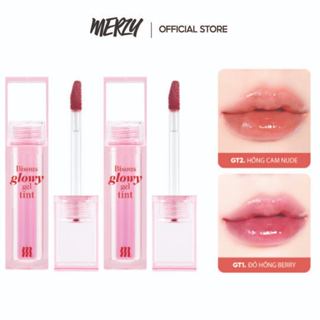 [VHL x Merzy] COMBO 2 Son Bóng Pha Lê, Bền Màu Merzy Bisous Glowy Gel Tint 4g x 2 (HSD 6/2027)