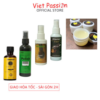 Dầu Oil chống gỉ dây đàn dầu chanh dưỡng ẩm mặt phím guitar làm sạch thùng đàn piano Rizo Vietpassion HCM