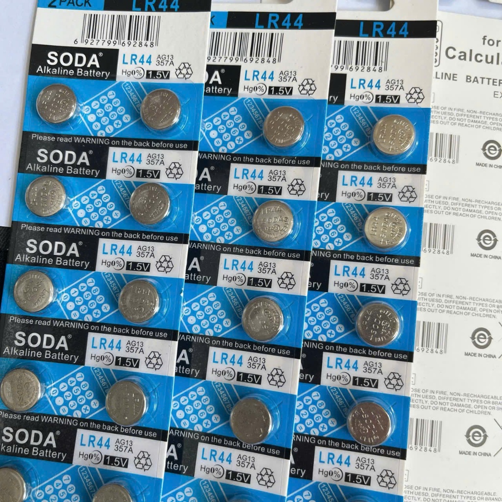 Vỉ 10 viên pin Domsem LR44 44 AG13 G13