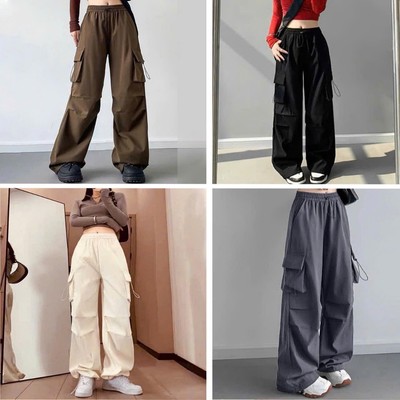 Quần Dài Túi Hộp Nam Nữ NAD Chất Vải Xước Hàn  Có Dây Rút Unisex, Quần Ống Rộng Phong Cách Hiphop Đường Phố