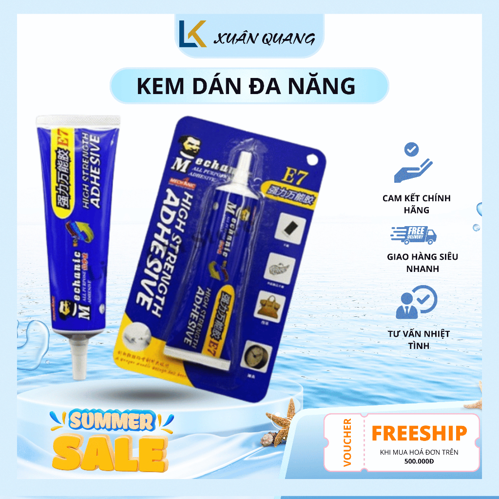 Keo dán đa năng MECHANIC E7 50ml
