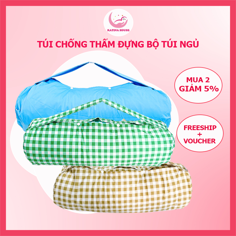 Túi chống thấm Katina House, đựng túi ngủ cho bé. có dây đeo vai tiện lợi