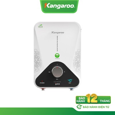 Máy nước nóng trực tiếp hồng ngoại Kangaroo KG588W - Công suất 4000W
