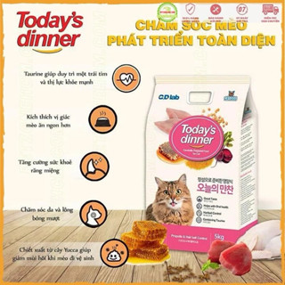 Thức ăn hạt cho mèo Wonder Cat 5kg, Today Diner 5kg , Cat’s On mix R 9kg siêu tiện lợi