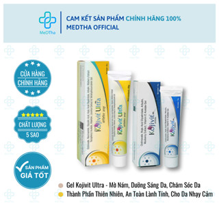 Gel Kojivit Ultra - Mờ Nám, Dưỡng Sáng Da, Chăm Sóc Da, Hỗ Trợ Mờ Thâm, Giảm Mụn (Tuýp 30g)