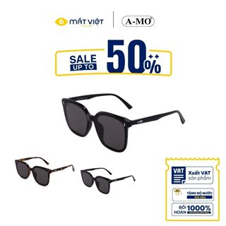Kính Mát UNISEX A-MO Chống UV400 AMO24615  Kính Mát Nhựa, Kính Mát Vuông, Mắt Kính Mắt Việt