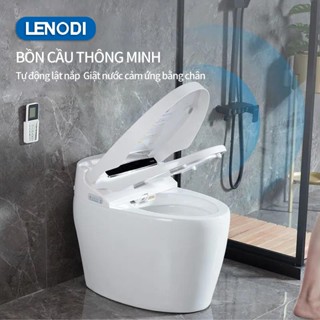 Bồn cầu thông minh toilet toa lét bệ xí bồn tiêu bồn cầu xịt nước tự động xịt rửa đa chức năng FU517