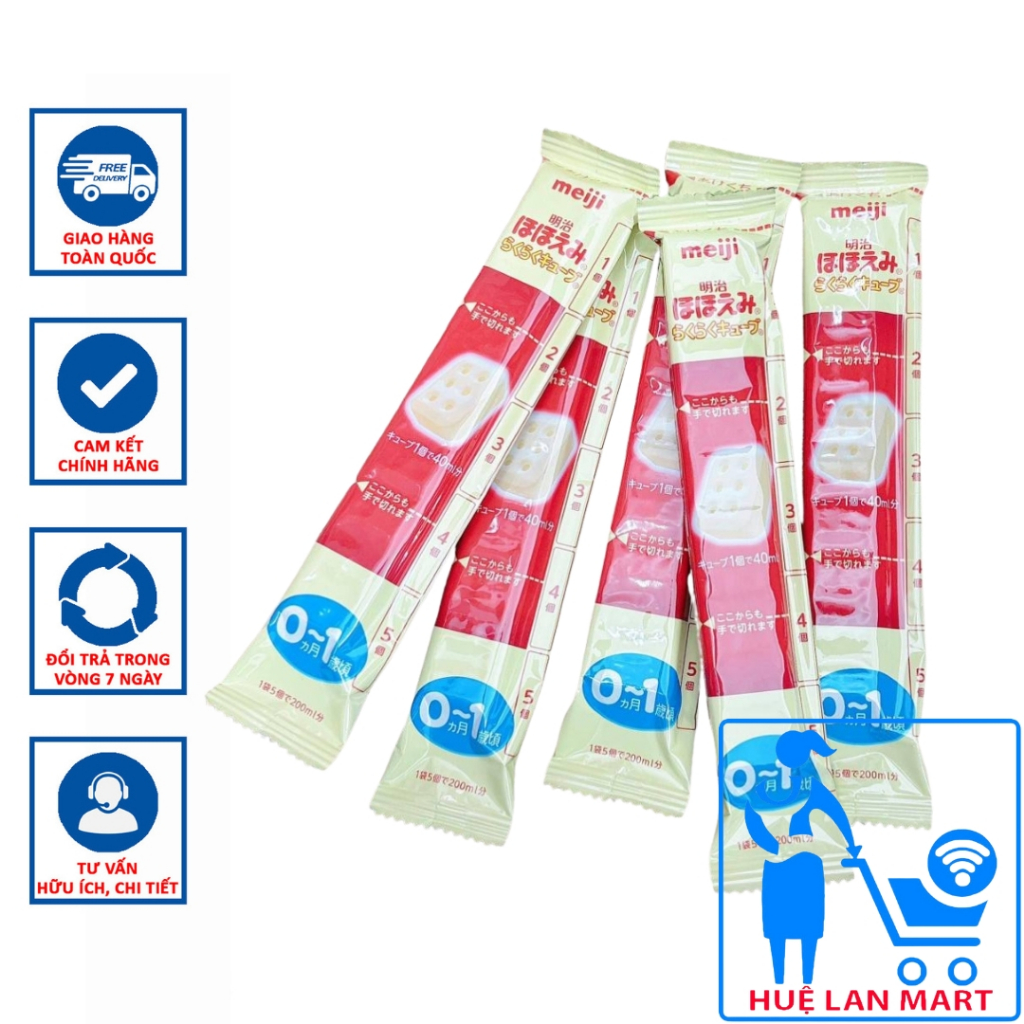 1 Thanh/ Combo 5 Thanh Sữa Meiji Thanh 0-1 Nội Địa