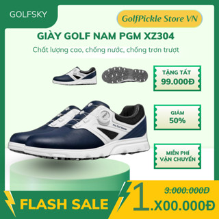   Tặng Tất   GIÀY GOLF NAM PGM - XZ304 | THOÁNG KHÍ - CHỐNG THẤM - CHỐNG TRƯỢT 