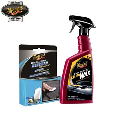 Meguiar's Combo vệ sinh bề mặt sơn bằng đất sét & A1624 (mẫu chai mới) - CB2207