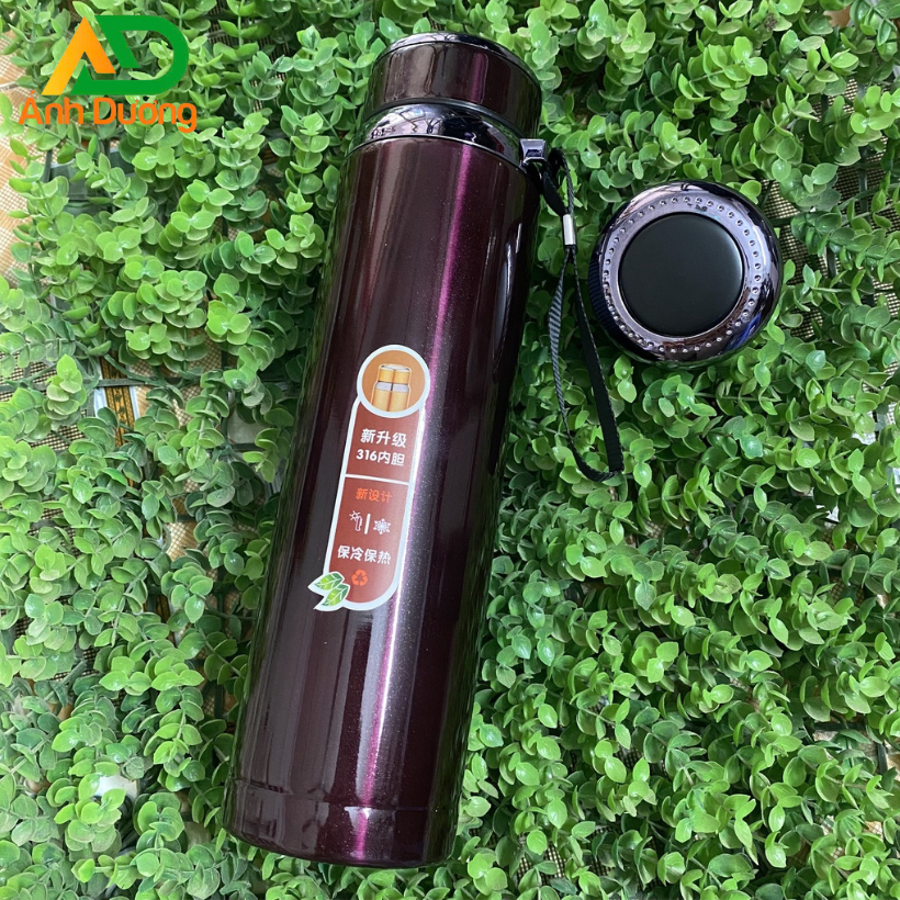 Bình giữ nhiệt VACUUM CUP 1000ML, bình nước giữ nhiệt inox