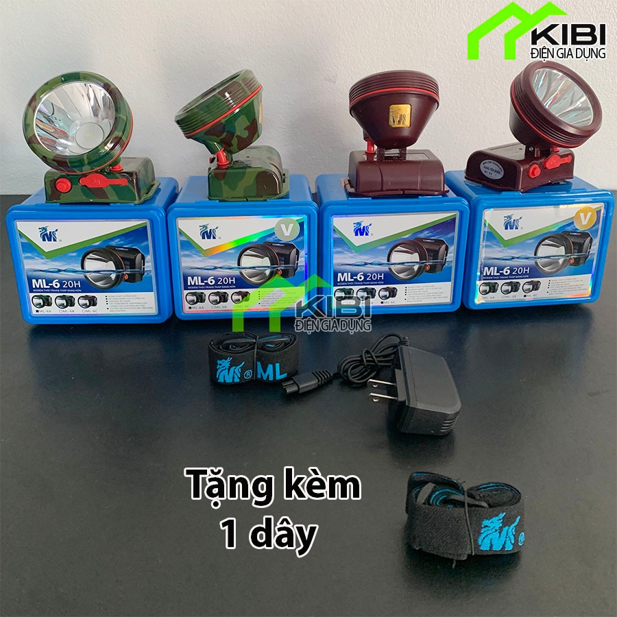 Đèn bin đội đầu, đèn pin đeo đầu ML6