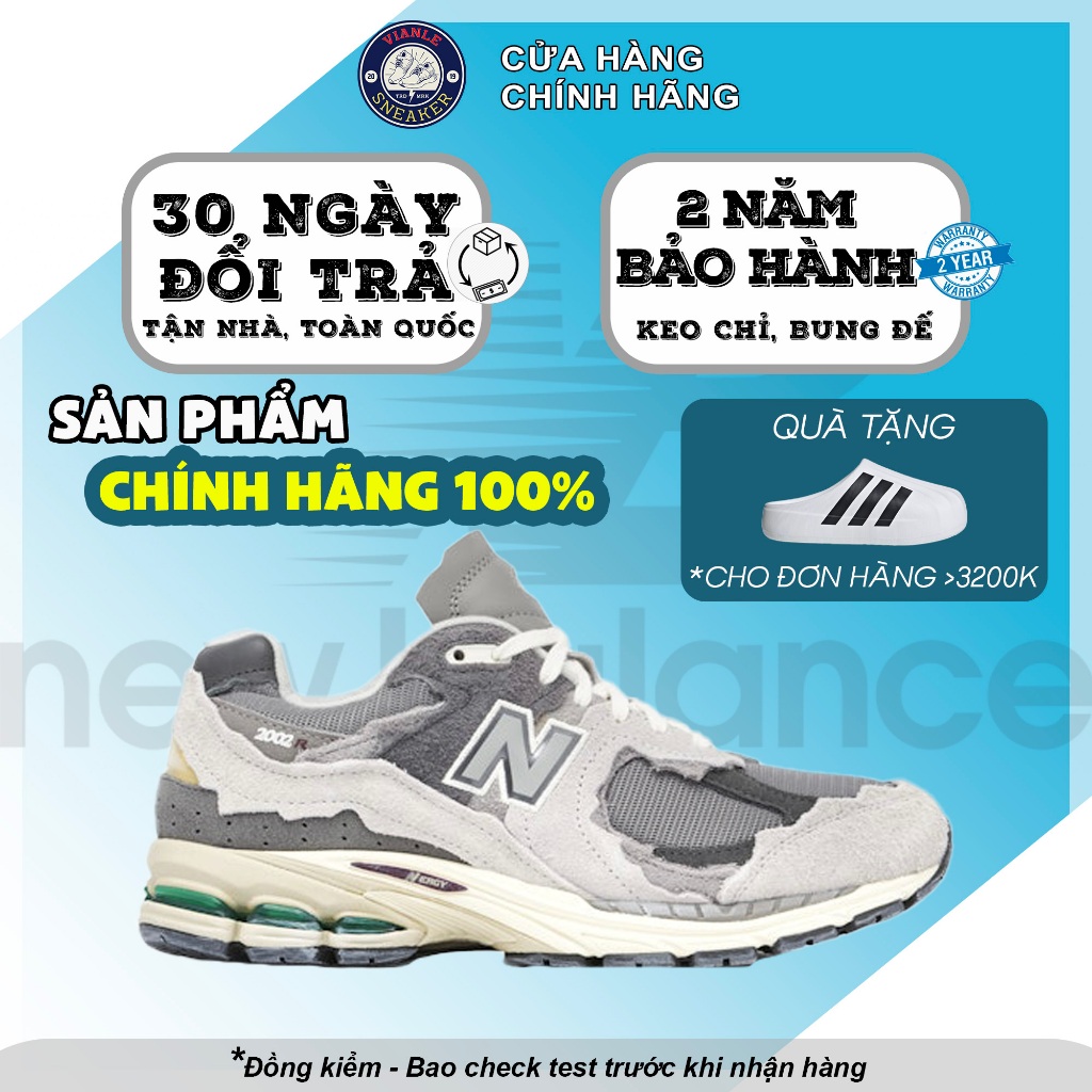 [CHÍNH HÃNG] Giày New.Balance 2002R Protection Pack ‘Rain Cloud’ thể thao kết hợp thời trang cho nam