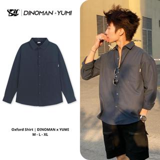 Áo Sơ Mi Nam Dài Tay Trơn DINOMAN Vải Oxford Dày Dặn Thấm Hút Tốt SM03-3