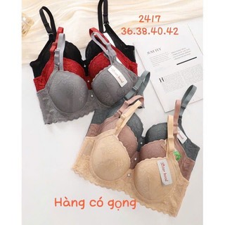  Áo ngực nữ Sisterhood Thái Lan CUP C có gọng quả to mút mỏng viền ren bên hông dành cho quả ngực to Bigsize Ms:2417 