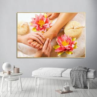 TRANH SPA (TẤM CỨNG DÁN TƯỜNG), Tranh Fomex dán tường spa massage, thư giãn