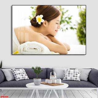 TRANH SPA (TẤM CỨNG DÁN TƯỜNG), Tranh Fomex dán tường spa massage, thư giãn