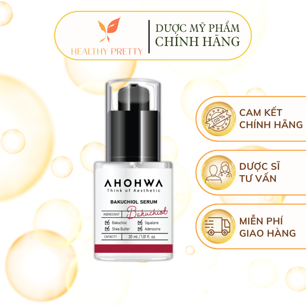 [AHOHWA] Tinh Chất Tái Tạo Trẻ Hóa Chống Lão Hóa, Giảm Nếp Nhăn, Cấp Ẩm, Làm Đều Màu Da - AHOHWA Bak