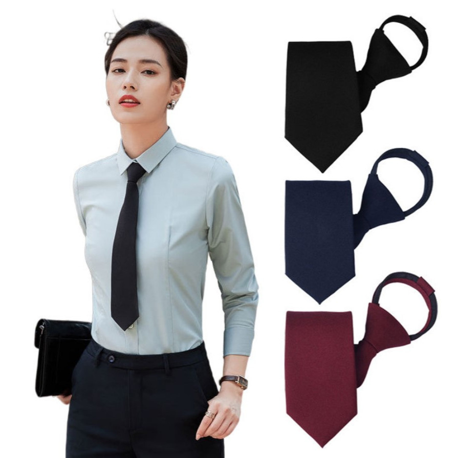 Caravat Cà Vạt Nữ Silk Thời Trang Sành Điệu Cao Cấp (CVNU-L4)