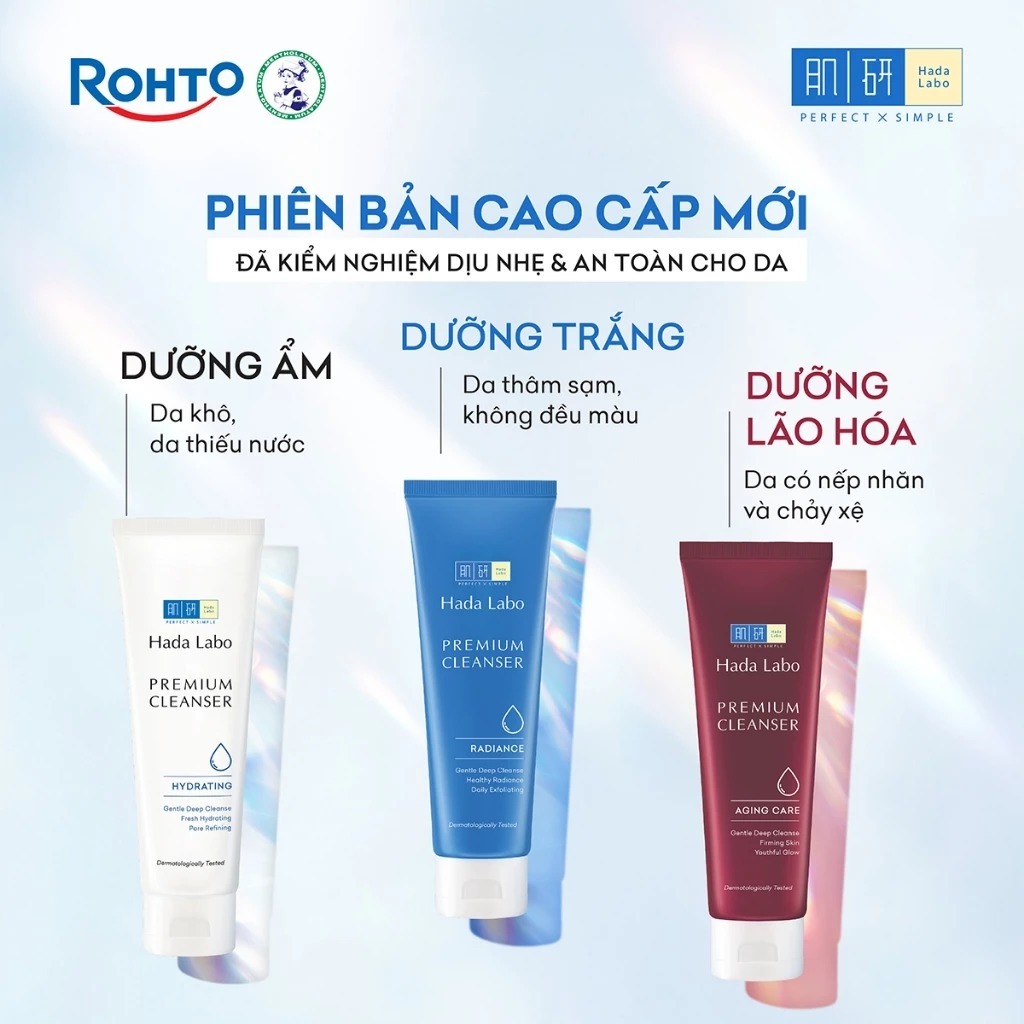 Sữa Rửa Mặt Hada Labo Premium / Advanced Nourish / Perfect White / Acne Care / Pro Anti Aging Cleanser 80g - Dr Thêm | BigBuy360 - bigbuy360.vn