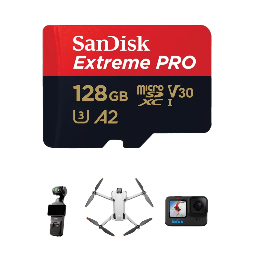 Thẻ nhớ MicroSDHC Sandisk EXTREME PRO 64GB 128GB - 128GB