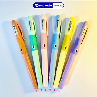 Bút mực học sinh, bút mực Sao Thiên S208 ngòi kim tinh êm trơn vát nét nhỏ