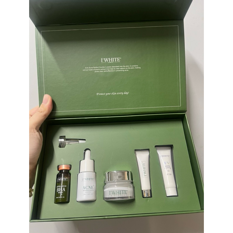 BỘ SẢN PHẨM GIẢM MỤN MỜ THÂM IWHITE MINI SIZE