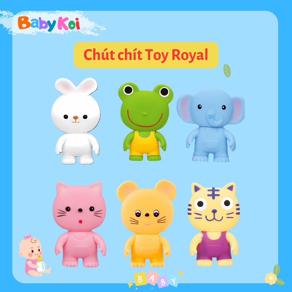 Đồ chơi chút chít Toyroyal cho bé