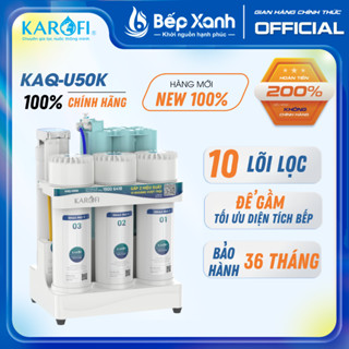 [FREESHIP HCM] Máy lọc nước RO Karofi KAQ-U50K 10 lõi - Nước uống trực tiếp