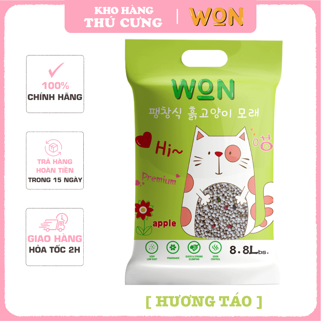 Cát Vệ Sinh Cho Mèo WON 8.8Lbs (4KG)
